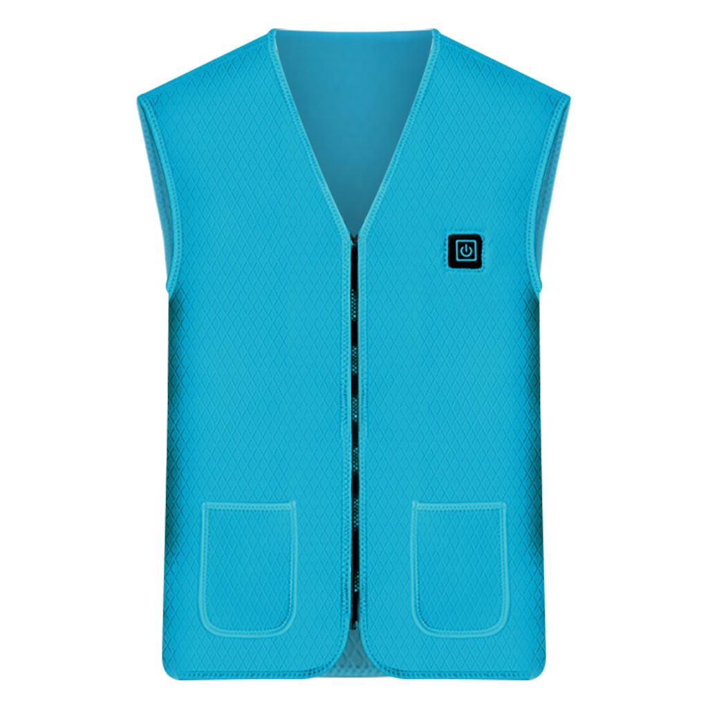 Herren und Damen Ärmellose Taschenweste mit Wollkapuze Winter Locker Weste