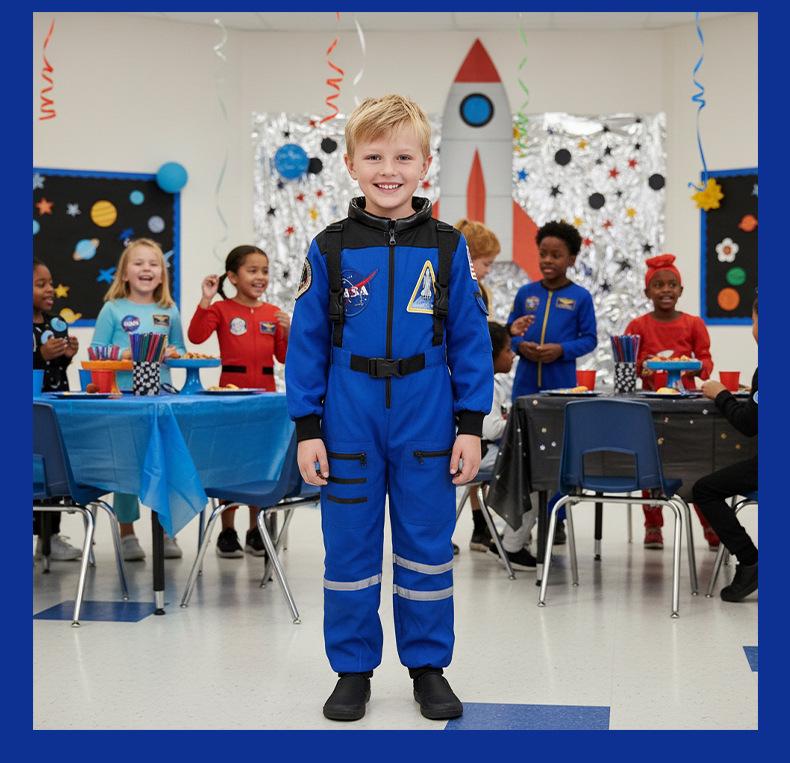 Kinder-Astronauten-Kostüm für Halloween, Festivals & Cosplay
