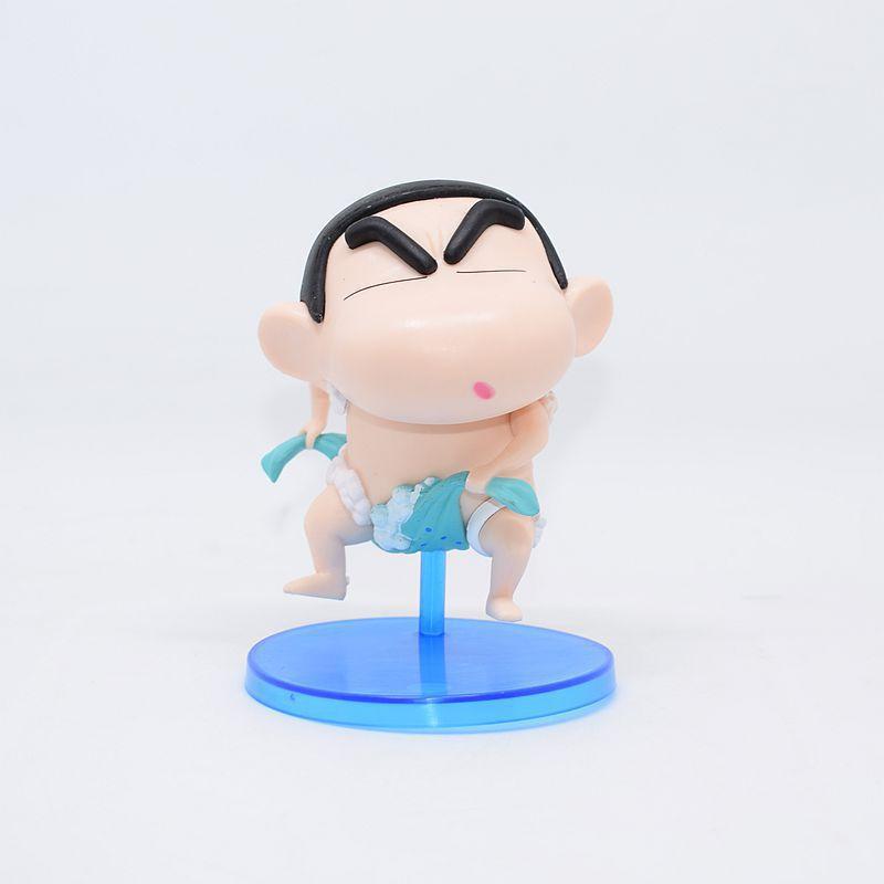 Nohara s fantasy, crayon Shin-chan, bath Shin-chan Q version, car chassis ornament doll, boxed figure.