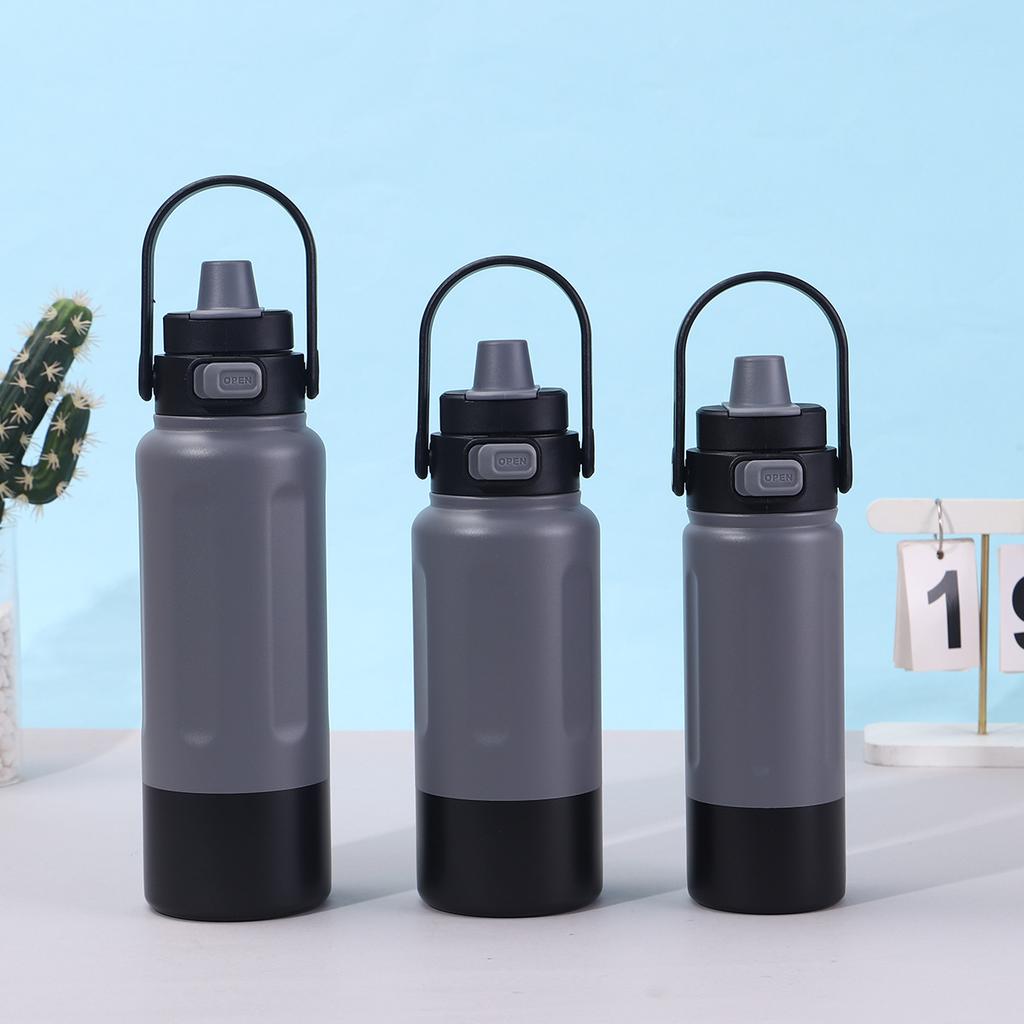 Large Capacity Portable Space Pot Male and Female Students Double Drink Thermos Cup Outdoor Mountaineering Cycling Sports Kettle