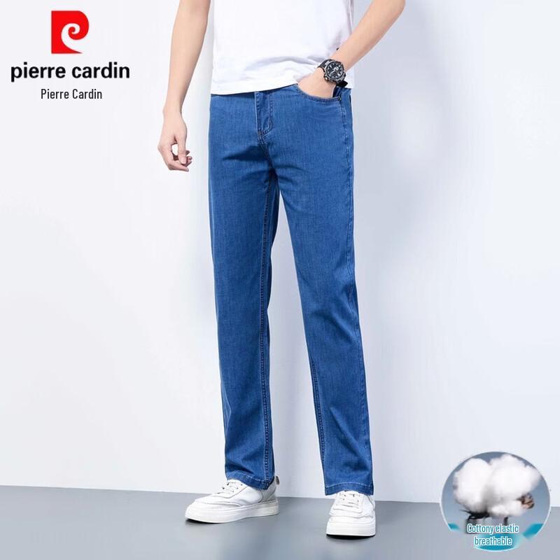 

Pierre Cardin Men s Lightweight Straight-Leg Jeans 36