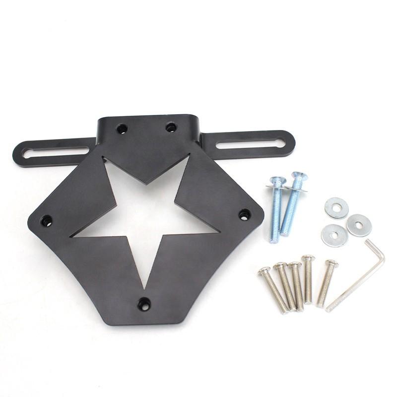 Universal Motorcycle Saddlebag Bracket Mount Jinji Qianjiang Bendada 300 Side Case Carrier Support Frame Black Plastic
