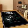 Tappeto Cartoon 3D F-FNAF per Camera da Letto Soggiorno Divano Zerbino Decorazione Casa, Tappeto Area Giochi Bambini Antiscivolo Regalo di Natale