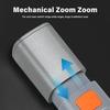 Mini Portable LED Flashlight USB Rechargeable With Hook Zoomable Torch Outdoor Camping Hiking Long-range Emergency Lantern