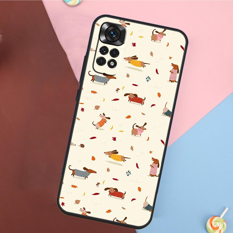 Dachshund Dog Case For Redmi Note 12 Pro 8 9 10 11 Pro Note 9S 10S 11S 8T Redmi 10 12C 9C 10A 10C Cover