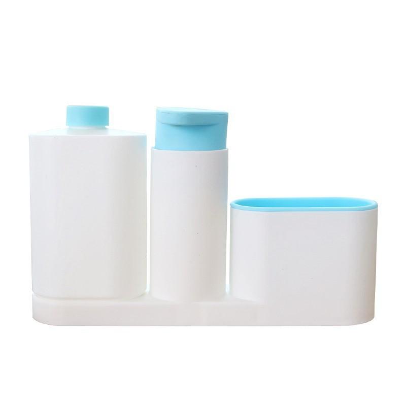 Bathroom Storage Rack For Cleaning Rack Washing Sponge Brush Sink Detergent Soap Dispenser Bottle Kitchen Organizer Gadgets