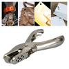 Hole Punching Pliers Nickel Plating Process Burrs Free Silvery Comfortable Handle Portable Punch