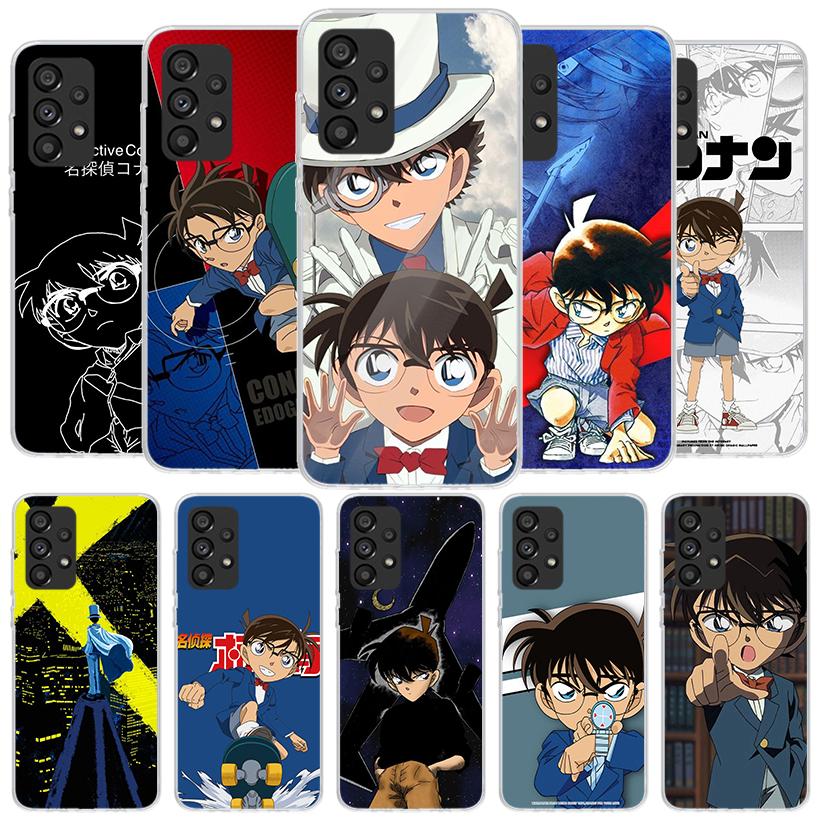 Anime Conan Phone Case For Samsung Galaxy A17 A37 A57 A16 A26 A36 A56 A15 A25 A35 A55 A14 A24 A34 A54 A13 A23 A33 A53 Galaxy A16