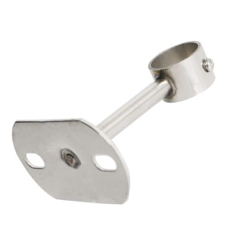 Ohamtes 4-Piece Clothes Rail Mounting Bracket, Shower Curtain Closet Tie Rod Support Frame, Curtain Rod Flange Socket, Handrail Mounting Bracket, Suit