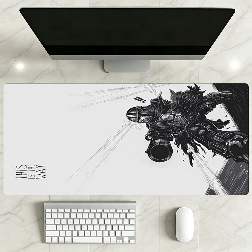 Star Wars Gaming Mouse Pad Keyboard Mat Desktop Mouse Pad Non-Slip Rubber Bottom Perfect for Office Laptop Gaming Setup