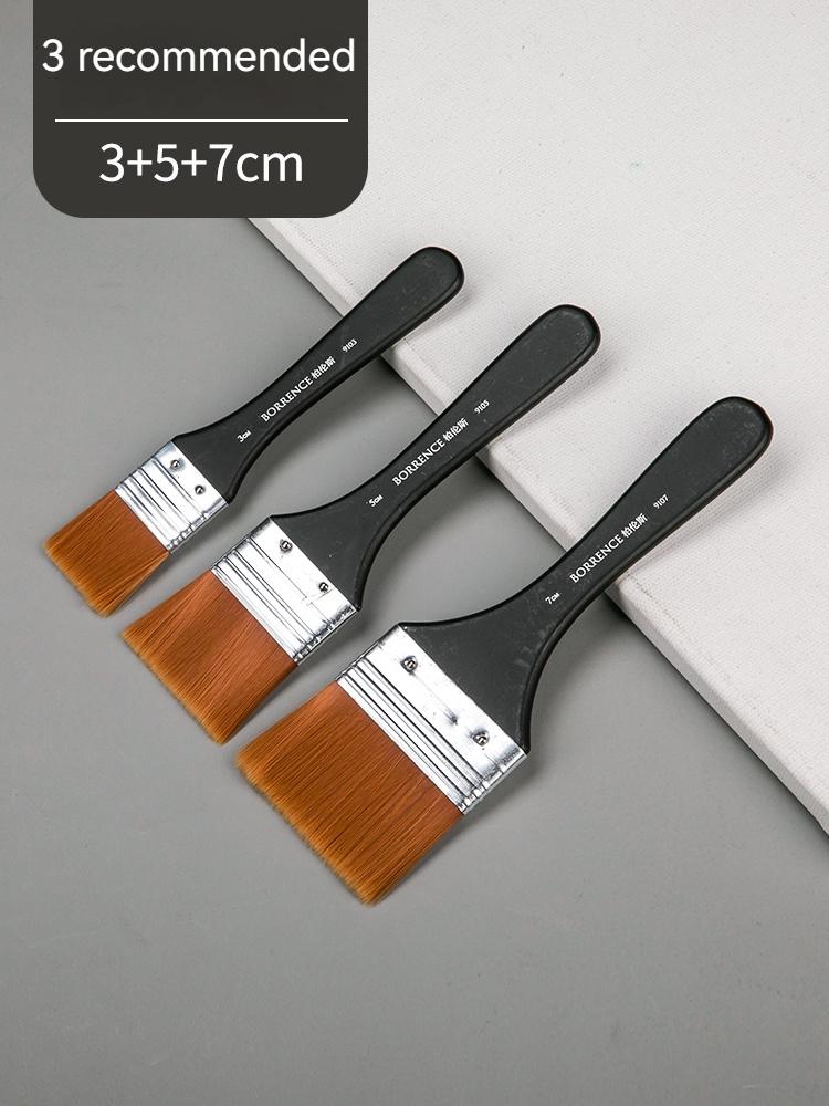 Watercolor Oil Art Paint Brush 7 Styles Memory Nylon Hair Painting Brushes Set Wood Handles Acrylic Paints Drawing Brush Tools