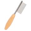 Compact Dog Grooming Comb Lightweight Wear Resistant Pet Detangler for Cats Non-Slip Design for Travel and Daily Use