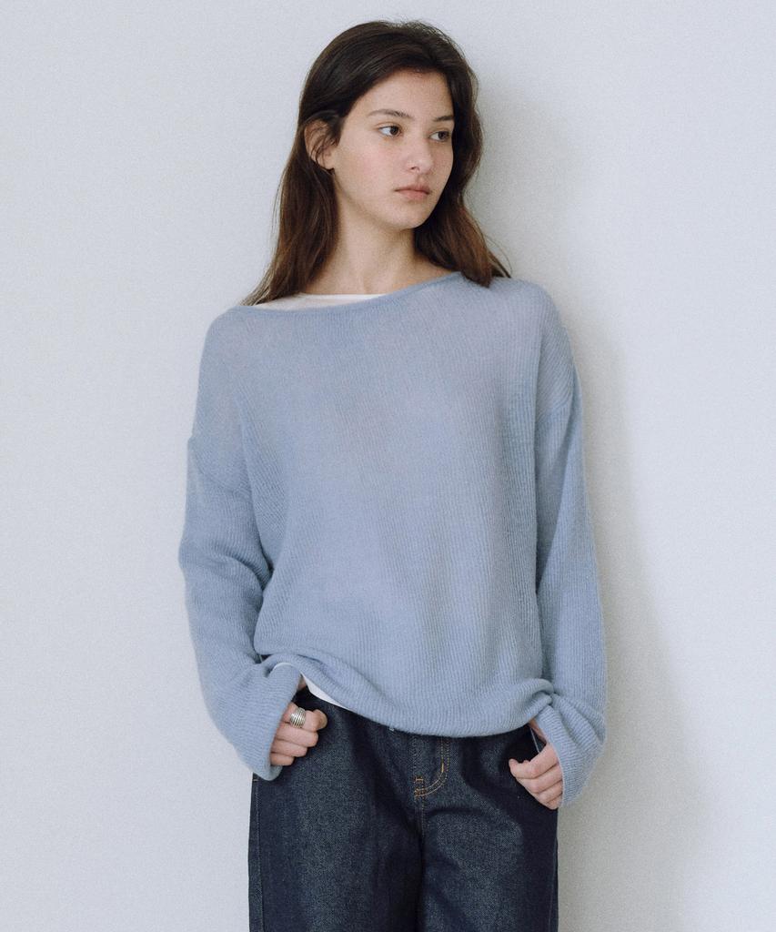 Yulago Lea Wool Boatneck Knit