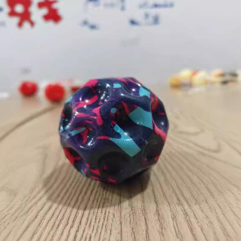 Balle Rebondissante Élastique Camouflage - Jouet Décompression Haute Élasticité pour Jeu Extérieur pour Garçons et Filles