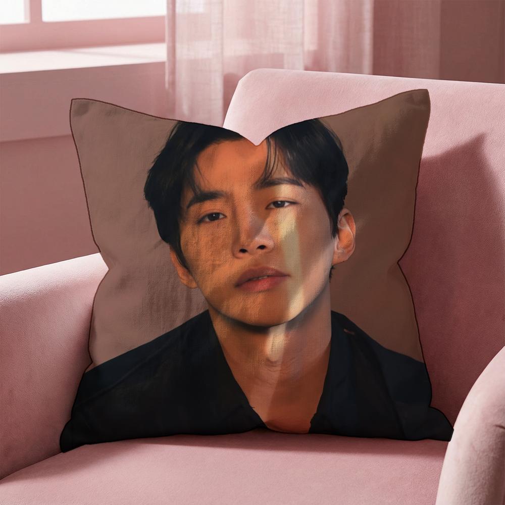 Kpop Lee J-Junho Povlak na polštářek Víceúčelový povlak na polštář pro domov a auto - Oboustranný, měkký a odolný pro každodenní použití