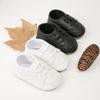 British Style Baby Walking Shoes: Spring & Autumn Casual Footwear for 0-1 Year Olds