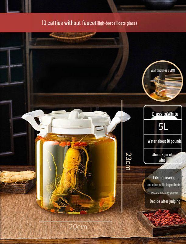 Naijiang Glass Wine Infusion Jar
