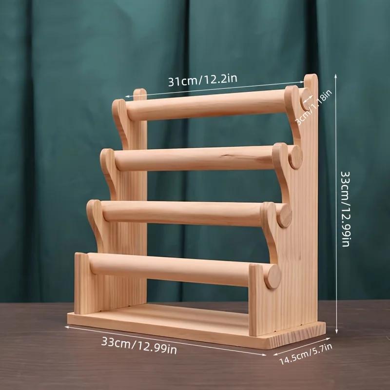 Solid wood bracelet display frame bracelet  jewelry watch frame jewelry frame hair ring head rope storage rack