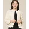 Lace Frill Tweed Jacket Zdj6161101
