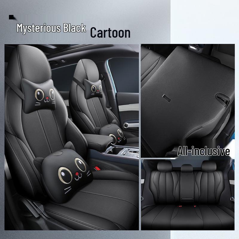 LTCS Car Seat Cover for BYD Yuan PLUS: Sports Leather, All-Season Cushion