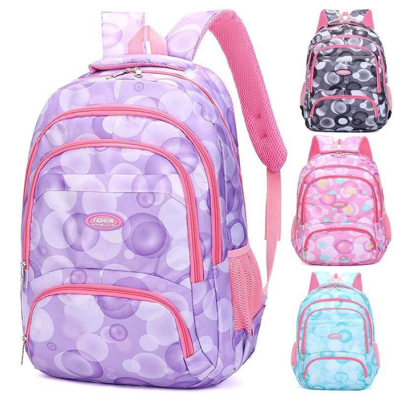 Bubble Backpack Printing Oxford Fabric Breathable Support Laptop Kids Schoolbag