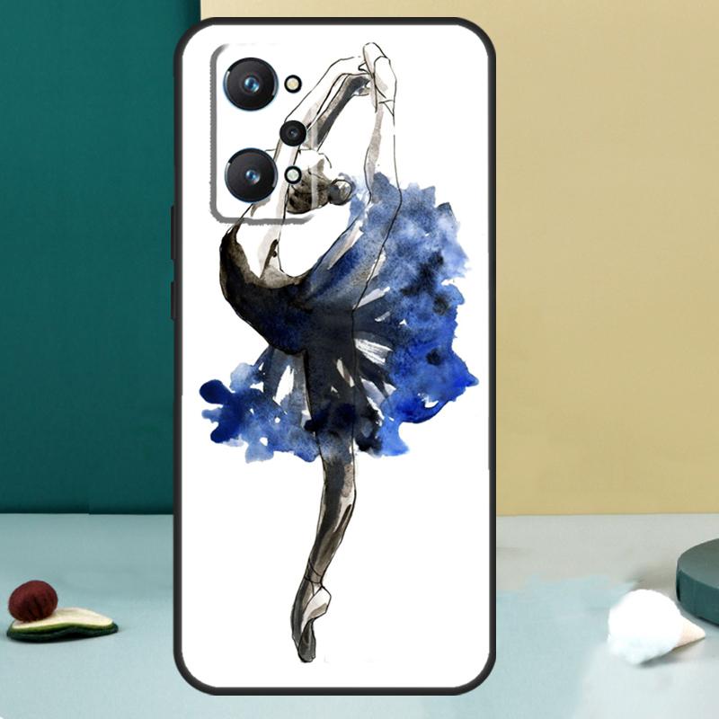 Ballerina Ballet Dancer Girl For Realme 13 12 10 11 14 Pro Plus GT 6 5 6T GT7 Pro C55 C53 C51 C21Y C25S C75 C67 C61 Case