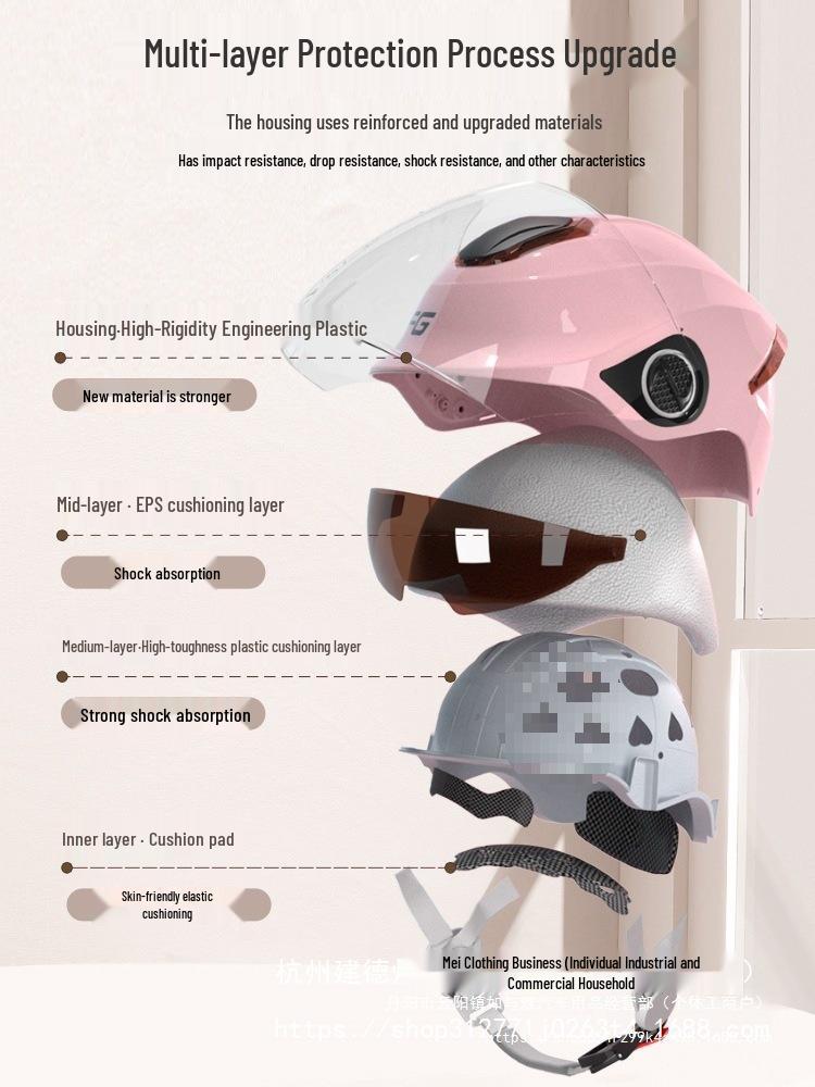 Certified Universal Half Helmet for Men & Women - Summer Sun Protection, All Seasons Motorcycle Use