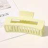 1Pc Big Size 10.5cm Rectangle Matte Hairpin Crab Vintage Hair Claws Trendy Hair Clip Hair Accessories For Women With Thick Hair