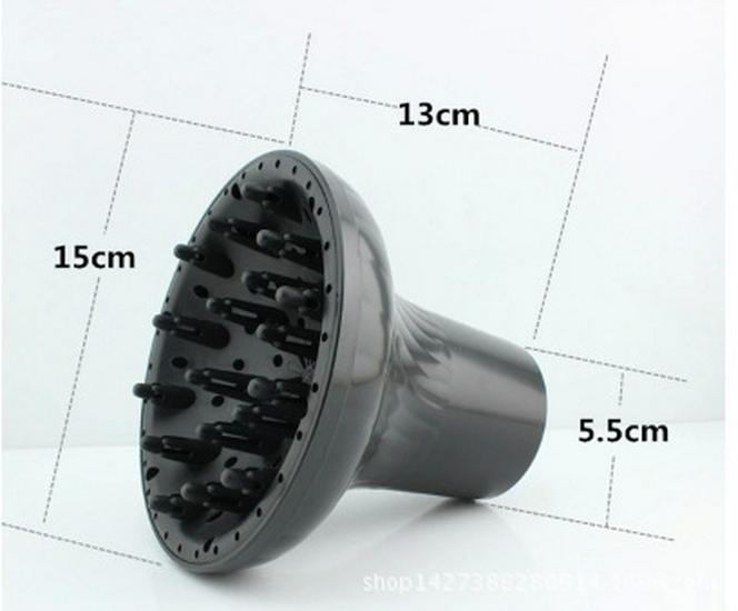 Large Hood Hair Dryer Nozzle for Curling and Styling