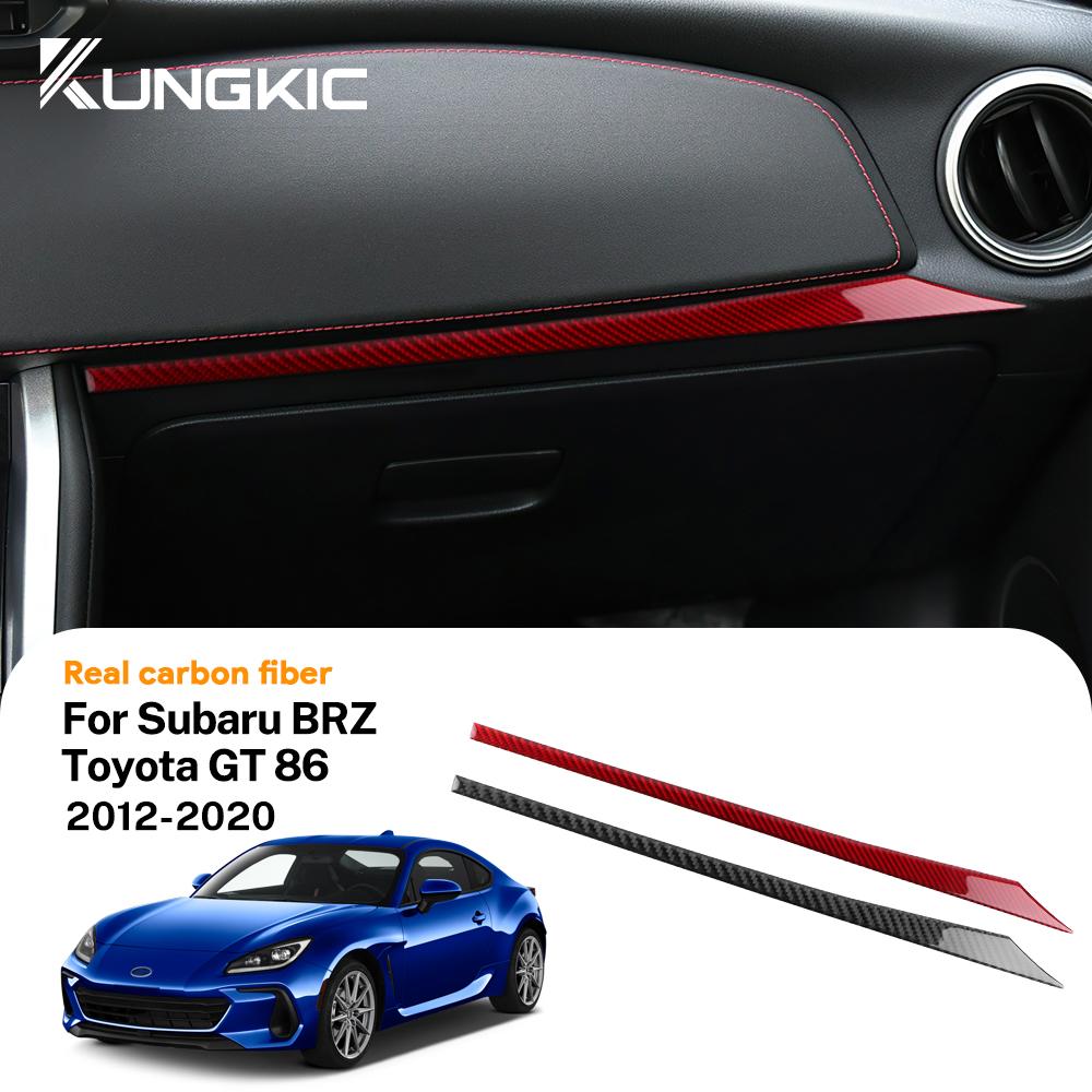 Carbon Fiber Style Interior Moulding for Subaru BRZ Toyota GT86 2012-2020 LHD RHD Dashboard Strip