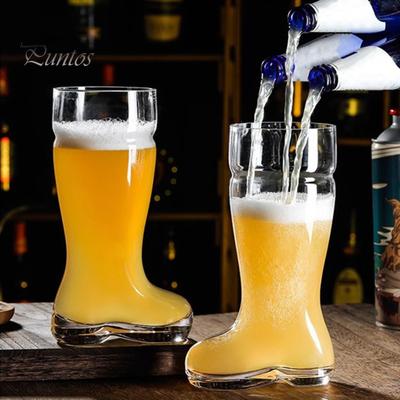 Large Capacity Beer Mug Transparent Design Funny Boot Shape Easy To Clean Dishwasher Safe Beer Cup Party Decoration