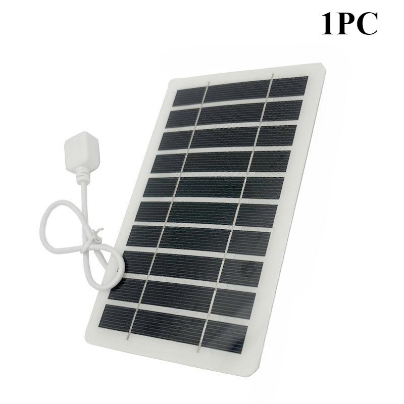 Solar Panel 2W With USB Outdoor Phone Charger Waterproof For Hiking And Camping Portable Solar Charging 5V Mobile Power Supply