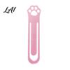 Cute Cat Bookmark Paw Bookmark 3D Printed One-Piece Mold Elastic Stable Book Page Holder Hold Hollow Clip for Reading Accessory
