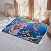 Anime L Lucky Star Floor Mat Eco  Flannel Doormat Non Slip Odorless Indoor Floor Rug Soft Short Plush Home Mat