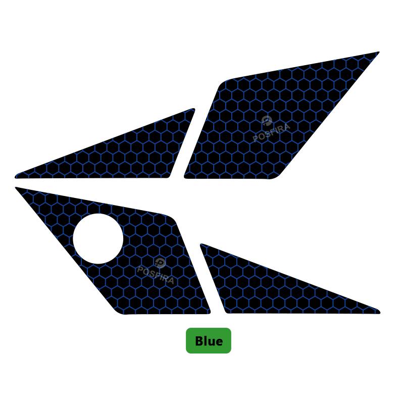 POSFIRA Motorcycle Rear Seat Panel Stickers Vinyl Decals for Triumph Tiger Sport 660 2022 2023 2024 2025 2026 Accessories
