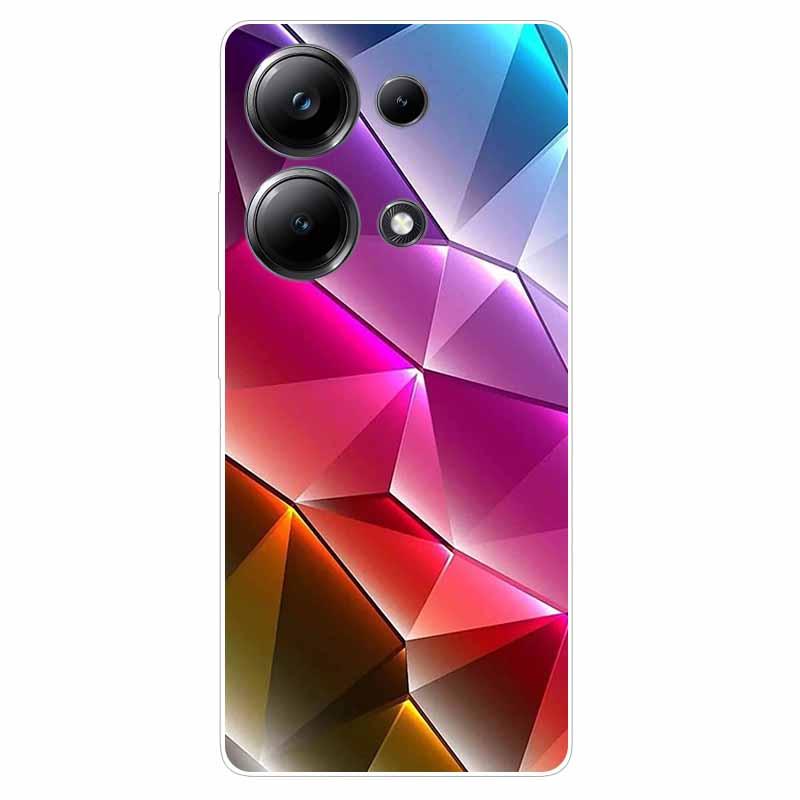 

Beautiful Phone Cases for Xiaomi Redmi Note 13 4G Case Clear Bumper Soft TPU Silicon Cover for Redmi Note13 4G Protection Shells Redmi Note 13 4G