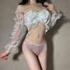 Buttocks Lace Underwear Female Hollow Thin Belt Waist Sexy One Size Jacquard Girl Briefs Bag Hip Lane Dress