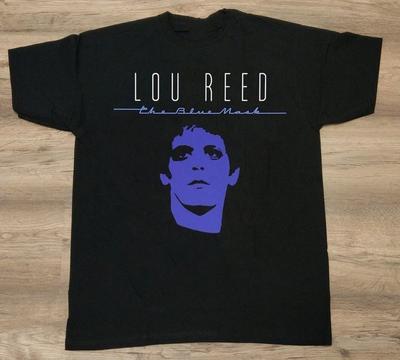 Hot Trend Lou Reed The Blue Mask Black Cotton Full Size Shirt