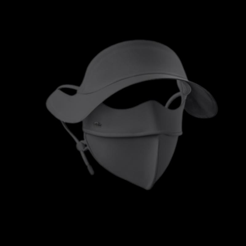 

Jiaoxia Women s Full-Face Sun Protection Facekini with Brim