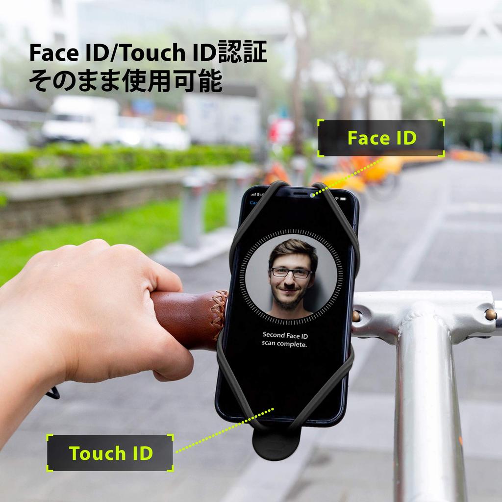 Bone Bike Tie 4 Bicycle Phone Smartphone Bicycle Road Bike Phone Phone Vibration Easy Handlebar Vertical Compatible with iPhone 15 15 15 Pro Black