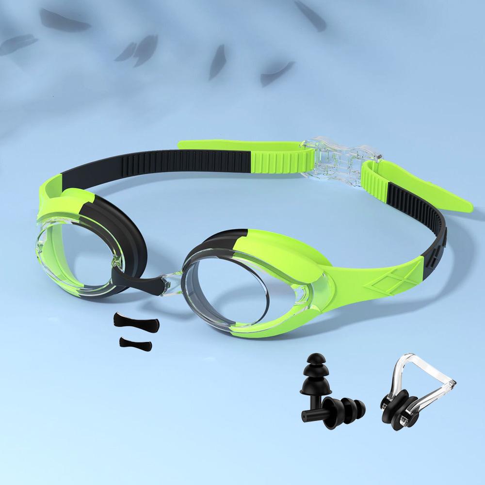 Children's Swimming Goggles High Definition Waterproof and Anti-fog Swimming Glasses