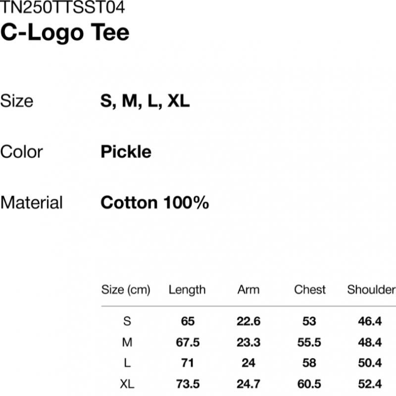 T-shirt C Logo Thisisneverthat piCkle