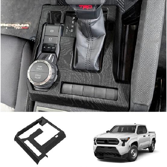 For2025-2024 Toyota Tacoma Car Accessories Gear Shift Panel Cover Gear Knob Trim