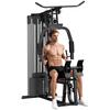 Weights Machine Multi Gym With 45kg Weight Stack Compact Home Gym Leg Press Machine For Full Body Training