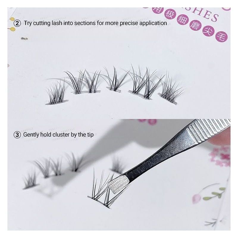 Mogugu - Set of 5 Pairs: Natural Wispy False Eyelashes