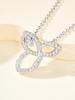 Diamond Necklace, Clover Pendant High-quality Color Separation and Electroplating Daily Dressing Gift Giving