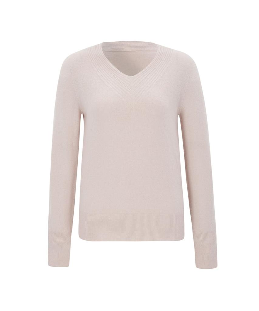 TACET Basic Cashmere Blended V-Neck Knit
