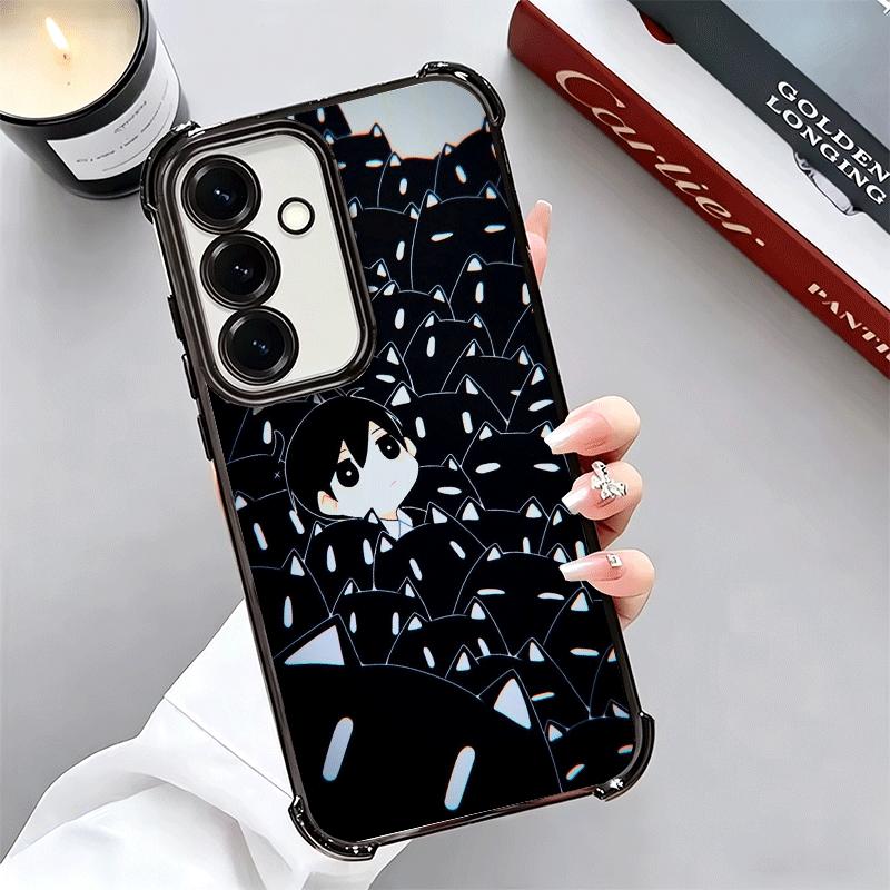 O-Omori Cartoon Game Soft Phone Case For Samsung A17 A27 A07 A37 A57 A16 A56 A15 A55 A14 A54 A13 A53 A26 A36 A25 A35 A24 A34 A23