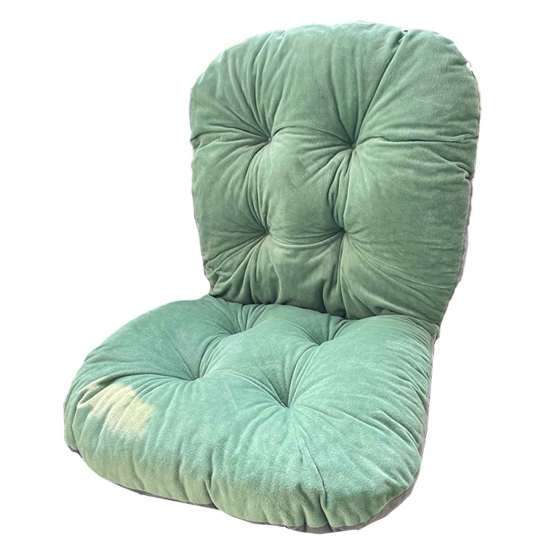 Cuscino Sedile Extra Spesso Cuscino per Sedia con Supporto Lombare, Morbido Supporto per Schiena con Laccetti, Antiscivolo per Ufficio, Sedie da Pranzo e da Gioco
