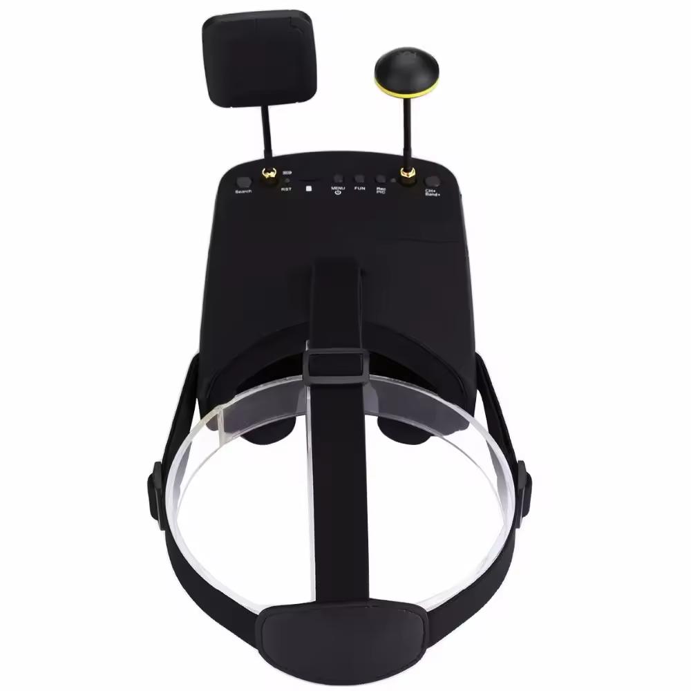 LS-800D DVR 5-Inch Detachable Drone Goggles 5.8G Diversity Video Glasses Headset Build in FPV Drone Accessories